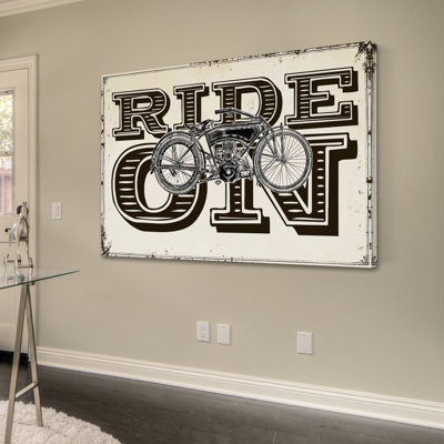Ride On - Wrapped Canvas Print