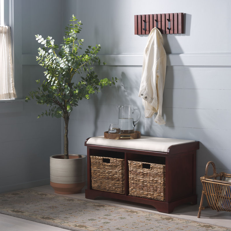 Banc de rangement Fotina, Cerise