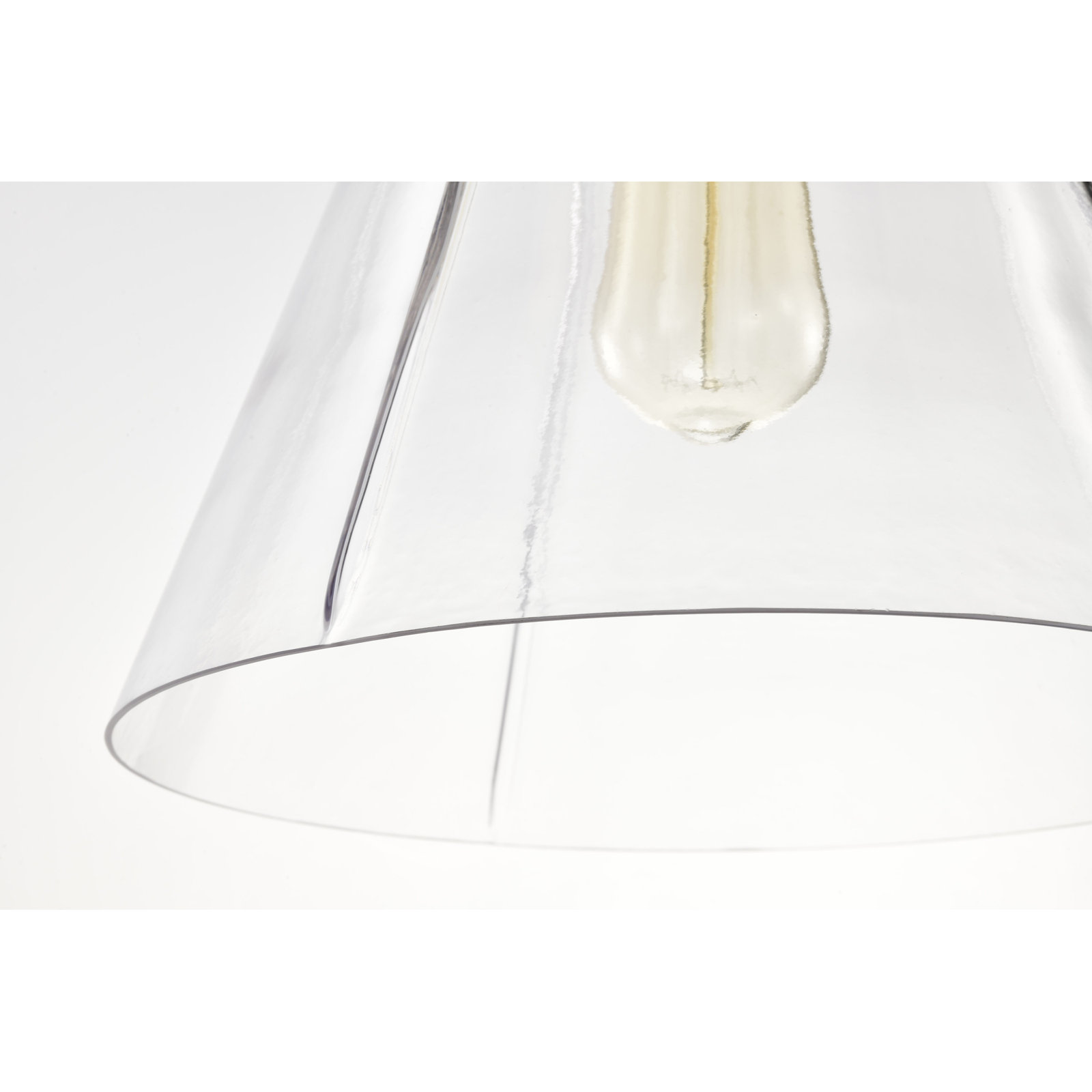 Anine Dimmable Glass Single Light Pendant, Vintage Brass, 14" H x 12" W x 12" D