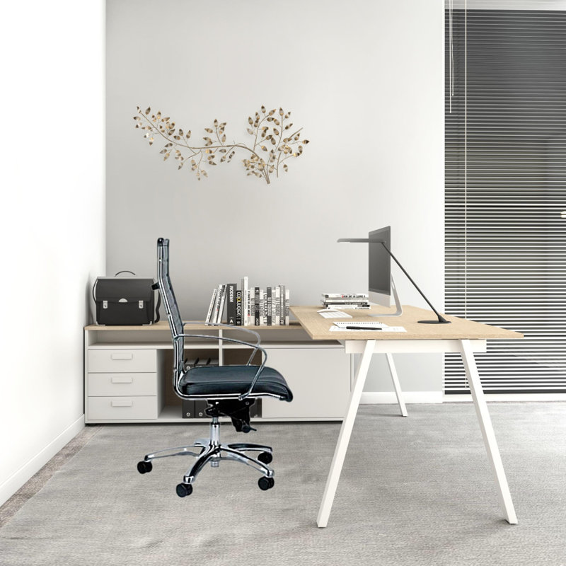 Chaise de bureau Aoki, Gris