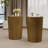 METAL HAMMERED END TABLE