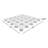 Ackland Silica White Octagon 12 in. x 12 in. Glossy Porcelain Mosaic Floor and Wall Tile