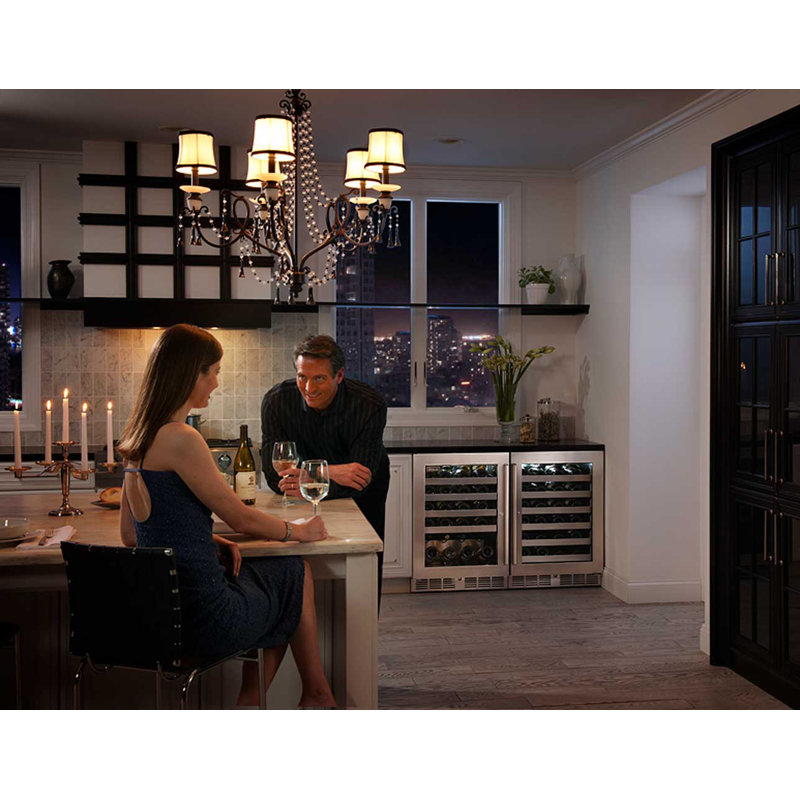 Perlick Single Zone 23.88'' Freestanding 32 Bottle Wine Refrigerator, Right
