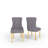 Tufted Velvet Upholstered Wingback  Dining Chair-1818594806-1818594804