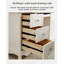 Bureau double blanc moderne et minimaliste