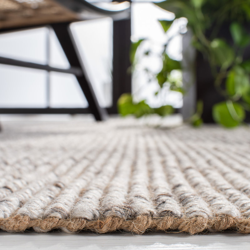 Gatson Natural Fiber Hand Woven Performance Rug, Rectangle 3' x 5'