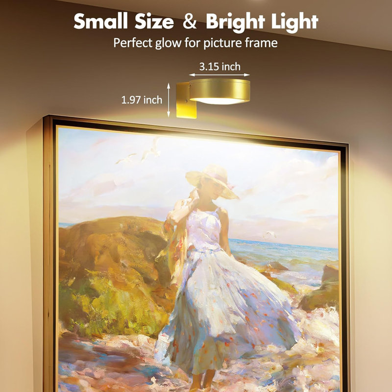 Lampe pour tableau à piles 3 pièces