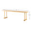 Tablette pour lavabo en bambou Lavish Home
