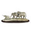 We Follow in Your Steps Elephants Figurine