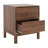 15.4'' W Nightstand with 2 Large Drawers, Vintage Style Solid Wood Side Table for Any Room & Office-2028909176