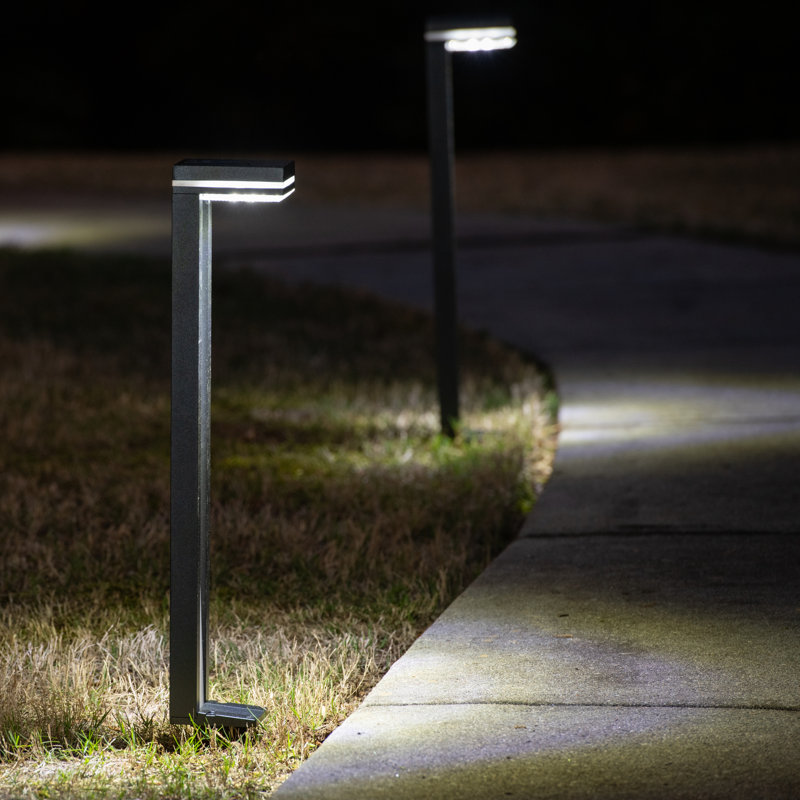 Sentry Black Solar LED Pathway Light with Dusk to Dawn, 2 Pack