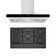 Empava 2 Piece Kitchen Appliance Package with 35.43'' Gas Cooktop , and Island Range Hood