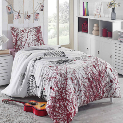 Ensemble de housse de couette en mélange de coton Caulfield