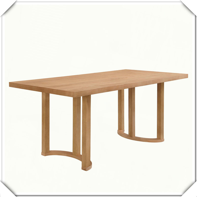 Finition naturelle, table de salle à manger, robuste, durable, élégant, pratique et polyvalent, Naturel