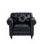 Chaise d'appoint en similicuir avec coussin-235384892