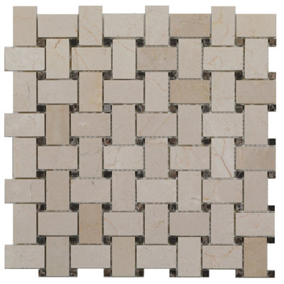 Carreau de mosaïque en marbre Agna