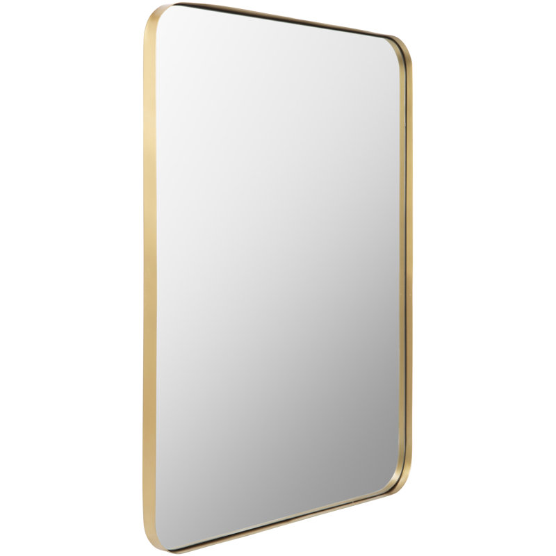Niblock Metal Flat Wall Mirror, 40" H x 30" W