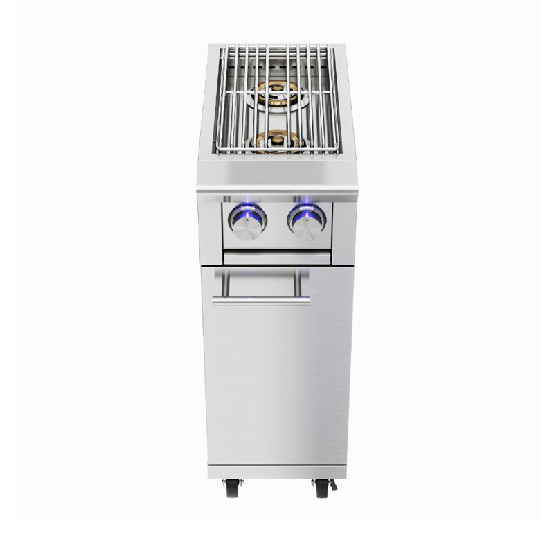 XLT 12.5" Side Burner Grill and Cart