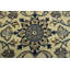 Tapis noir / brun en laine noué à la main de conception unique 2 pi 2 po x 4 pi 6 po années 2000 Shalon