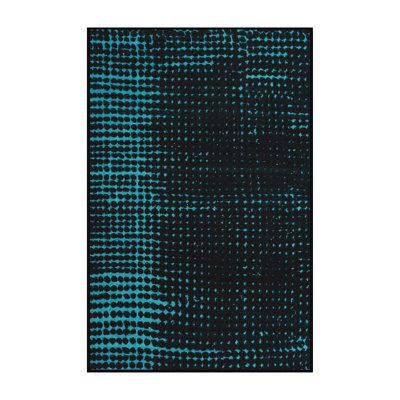 Tapis décoratif multicolore à motif abstrait
