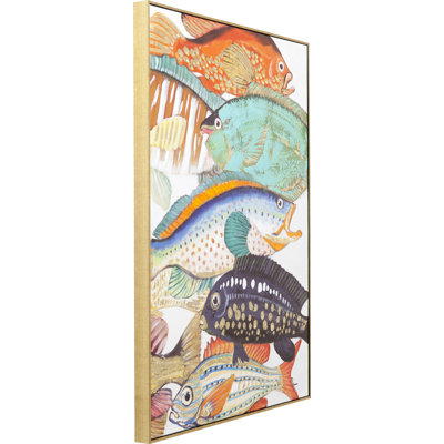 Picture Touched Fish Meeting Two 75x100cm