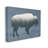 " Rustic Bison Shape Silhouette Forest Trees Pattern " by Lettered And Lined-75841961-75841960