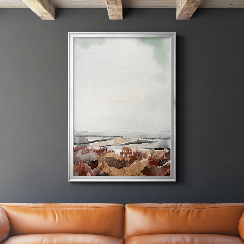 Coastal Inlet Study I, reproduction encadrée de qualité supérieure - prête à être accrochée, H 42,5 po x l 30,5 po x P 1 po