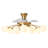 12-Light Modern Ceiling Fan Light Kit with Remote-1034219252