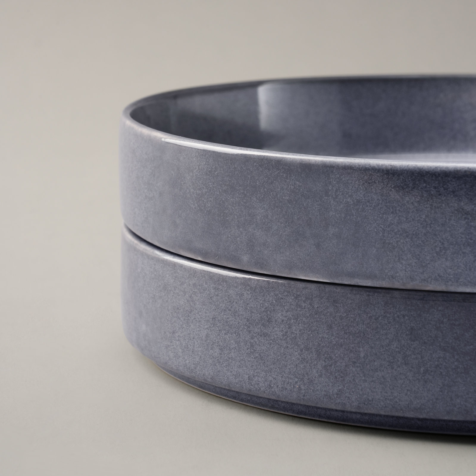 Gisella Stoneware Pasta Bowl, Misty Blue