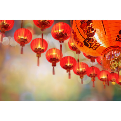 " Chinese New Year Lanterns In China Town "