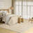 DKNY Pure Rows 5'3" x 7'3" Ivory Taupe Farmhouse Indoor Rug-124267062-124267059