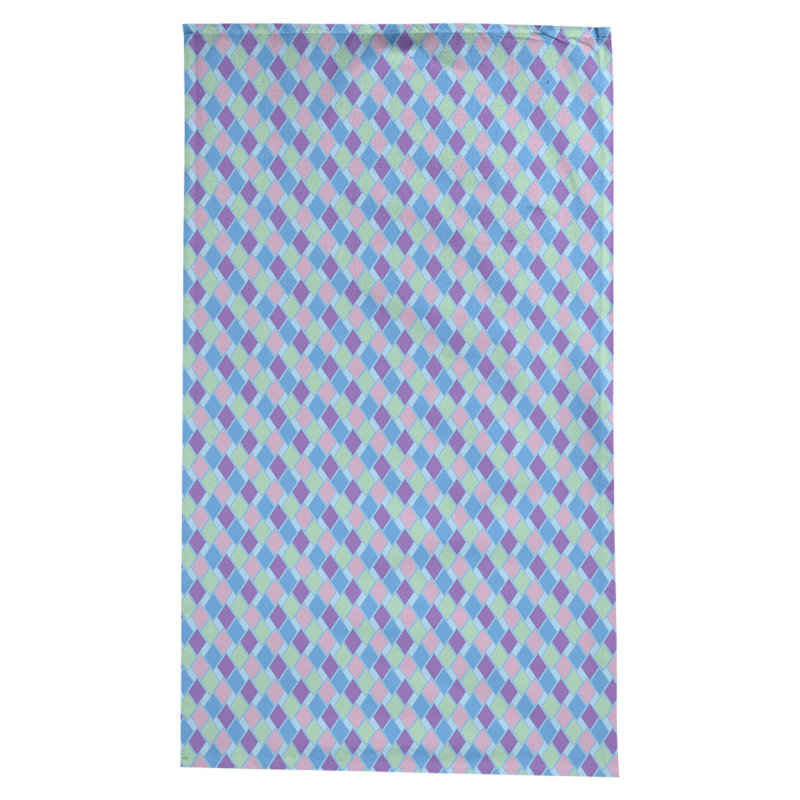 Nappe diamants Leffel, Bleu / rose