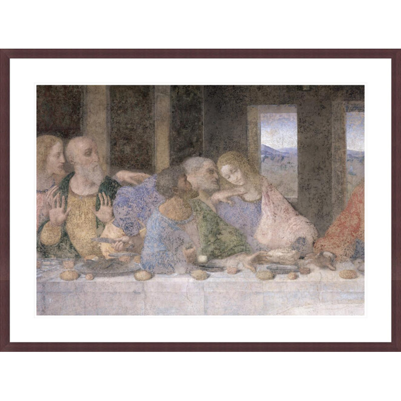 La Cène par Leonardo Da Vinci, H 31,39 po x l 41,5 po
