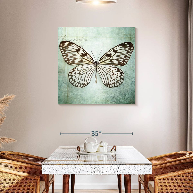 Papillon français VI, H 36 po x l 36 po