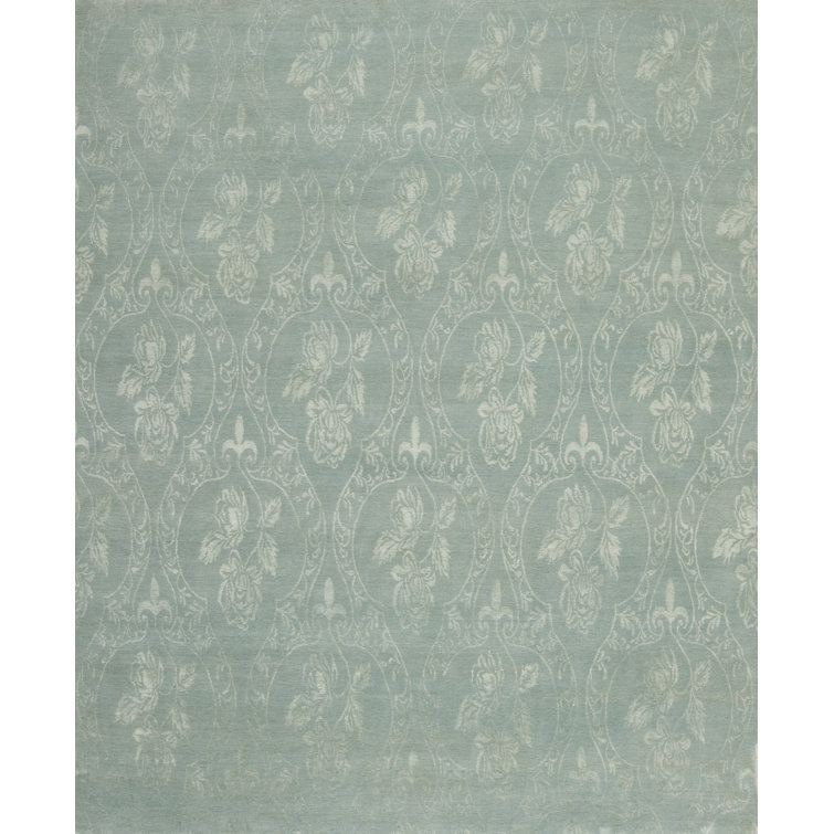 Modern Tibet Hand Knotted Floral Area Rug
