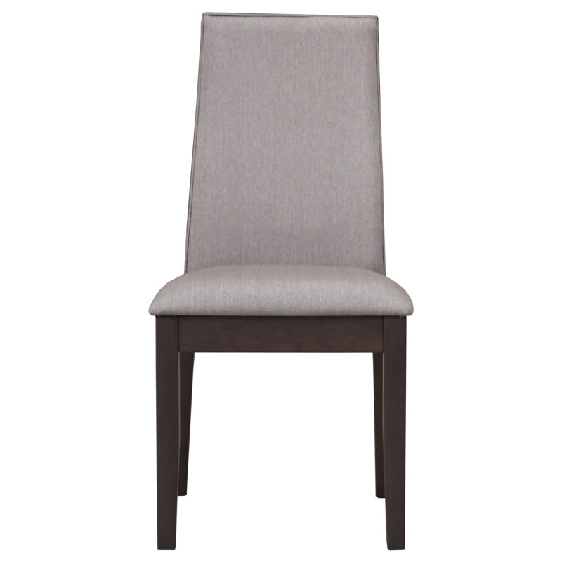 Ensemble de chaises de salle à manger élégantes et transitionnelles avec design ergonomique et siège rembourré, Taupe