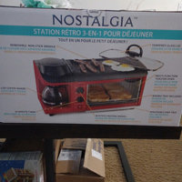 Nostalgia - Bst3aq Retro 3-in-1 Family Size Breakfast Station - Aqua