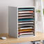 Rangement de bureau avec 11 compartiments Literature-36906026
