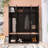 Farmhouse Hall Tree  59" Width X 75" With 4 Hidden Hanging Hooks And Seating Bench-1089779173