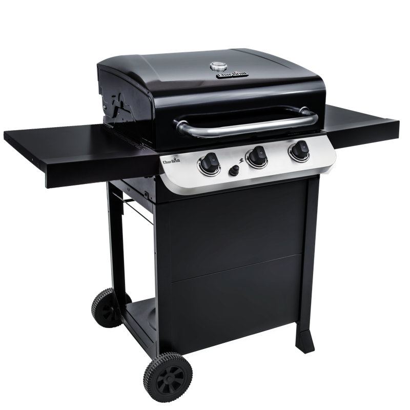 Char-Broil Convective Series 310B - 3 Burner Gas Barbecue Grill, Black Finish