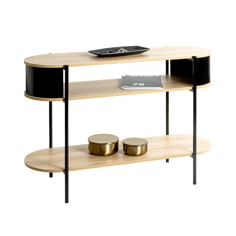 110cm Console Table, Black