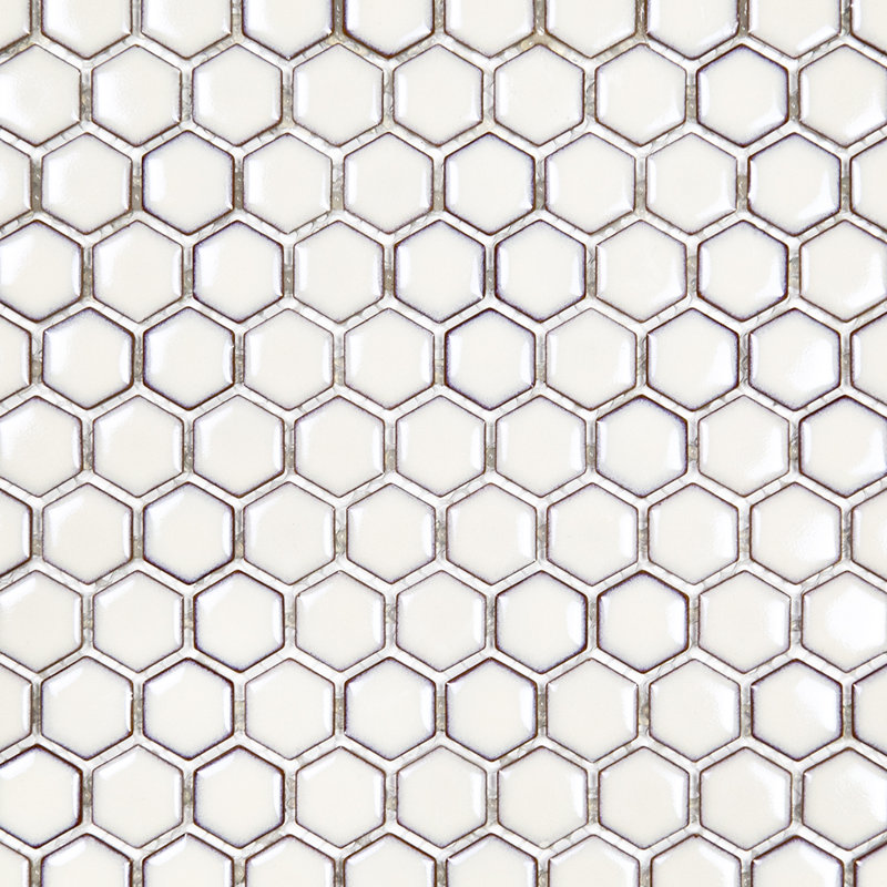 Carreau de mosaïque murale en céramique 1 po x 1 po, Pissenlit