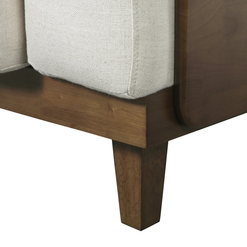 Fauteuil club en polyester 31 po Taneal, Ivoire