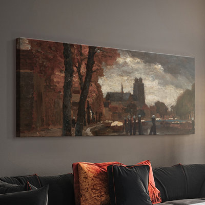 Série paysage - CCCCLXIV - Toile tendue avec châssis - Prêt à accrocher