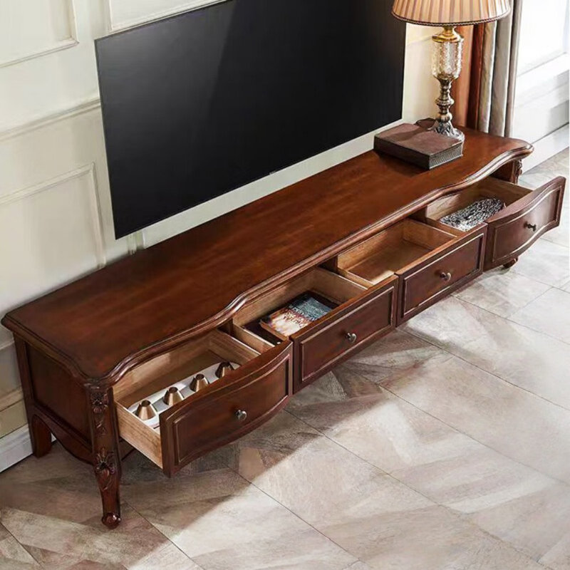 Meuble télé simple et créatif, H 19,69 po x L 78,74 po x l 20,47 po