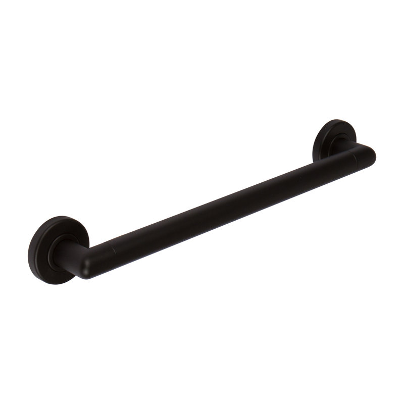 Kubic Wall Mounted Towel Bar, Matte Black