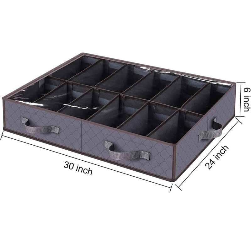 Rebrilliant Fabric Underbed Storage, Gris