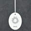 Noel Wreath Oval Shaped Ceramic Ornament