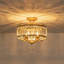 Plafonnier encastré en cristal 4 lumières Elonso-73477729