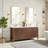 Charnley 72" Double Bath Vanity with White Grain Composite Stone Top-818002271
